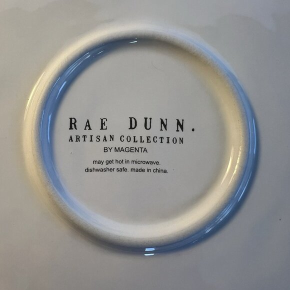 Rae Dunn Magenta Fall Collection Thankful for Pie 9 " Pie Plate Dish Ceramic - Picture 3 of 8